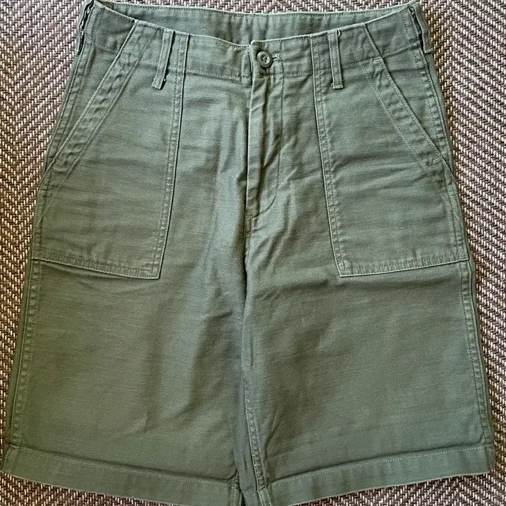 [BUNJANG] Musinsa Standard Replica Fatigue Shorts [Khaki] / 무신사 스탠다드(무탠다드) 레플리카 퍼티그 쇼츠 [카키]