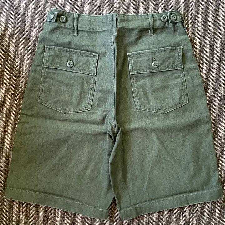 [BUNJANG] Musinsa Standard Replica Fatigue Shorts [Khaki] / 무신사 스탠다드(무탠다드) 레플리카 퍼티그 쇼츠 [카키]