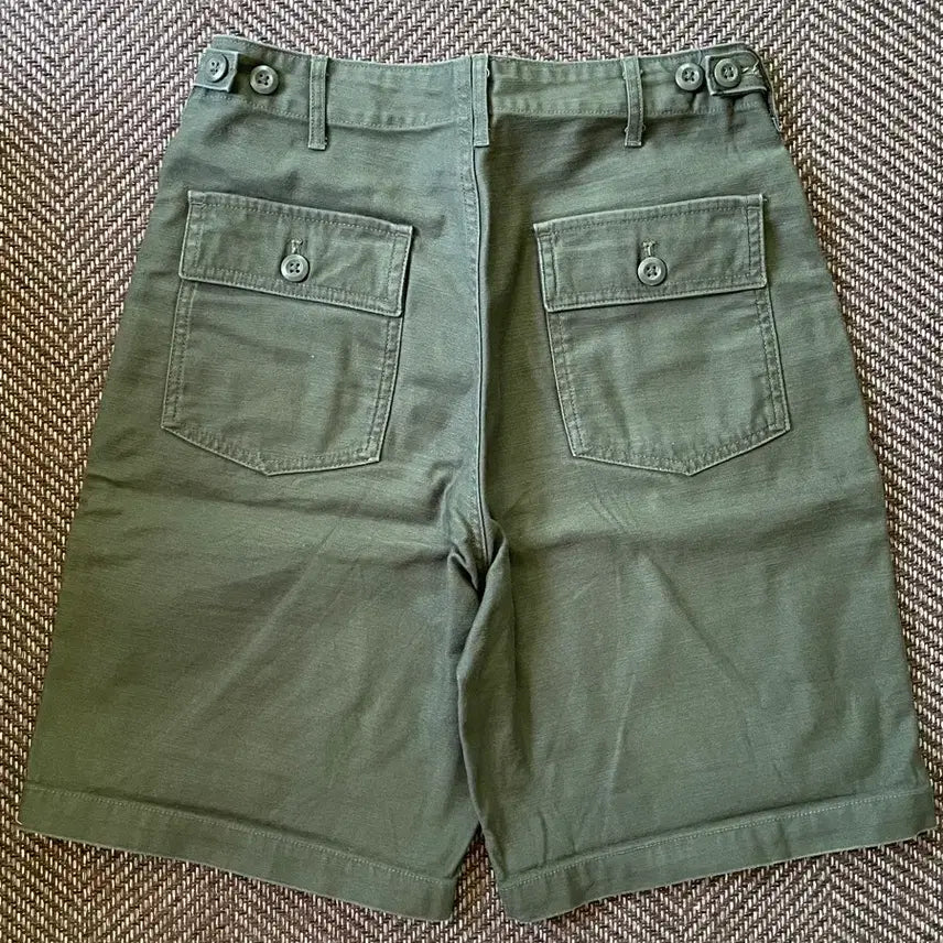 [BUNJANG] Musinsa Standard Replica Fatigue Shorts [Khaki] / 무신사 스탠다드(무탠다드) 레플리카 퍼티그 쇼츠 [카키]
