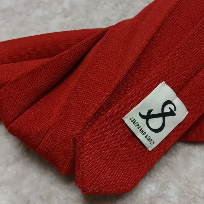 [BUNJANG] JOSEPH AND STACEY Pleated Knit Shoulder Bag Red / JOSEPH AND STACEY 플리츠백 조셉앤스테이시 니트가방 레드