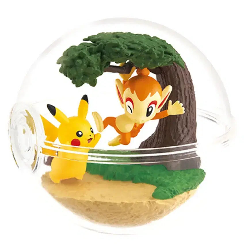 [BUNJANG] Pokemon Pikachu &amp; Chimchar Rement Figure / [포켓몬스터] 불꽃숭이&amp;피카츄ㅣ리멘트 피규어