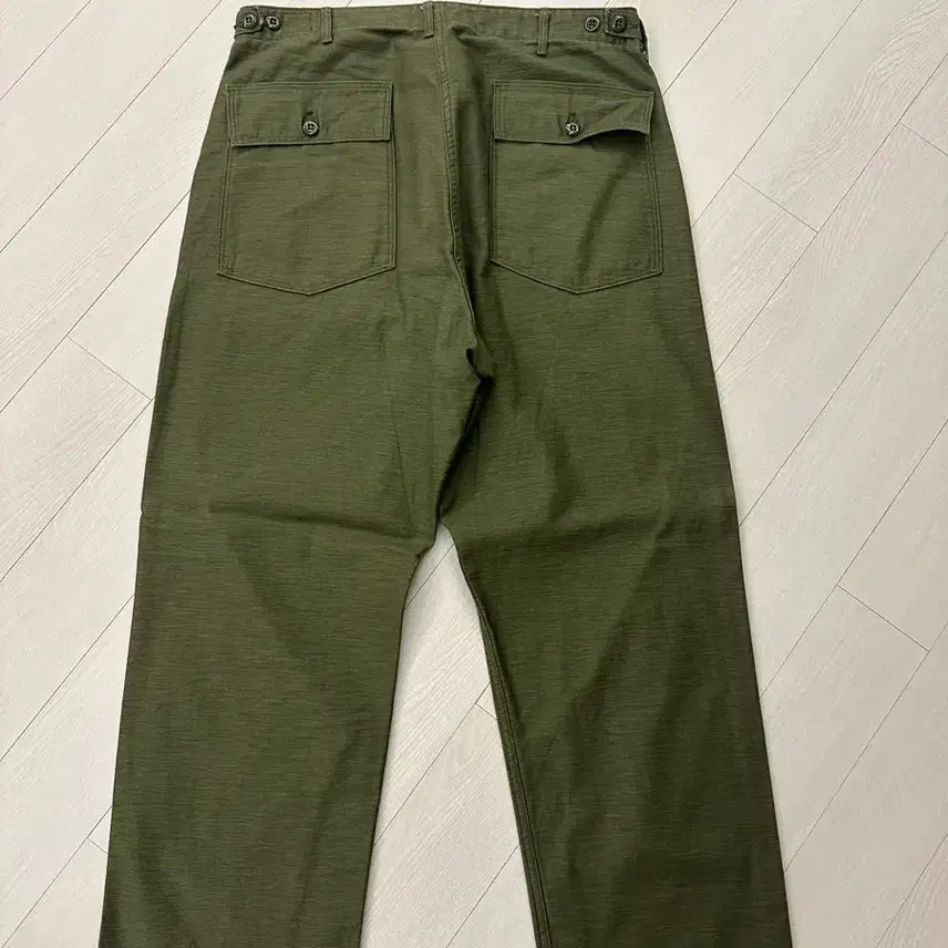 [BUNJANG] orslow Vintage Fit Fatigue Pants Dark Olive / 오어슬로우 빈티지핏 퍼티그팬츠 다크올리브 4사이즈(XL)