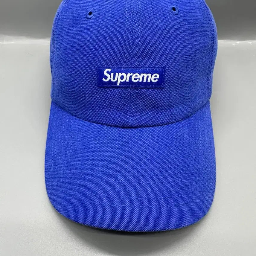 [BUNJANG] Supreme 22FW Brushed Cordura Small Box 6-Panel Cap Royal / 22FW 슈프림 브러쉬드 코듀라 스몰 박스 6패널 캡 로얄