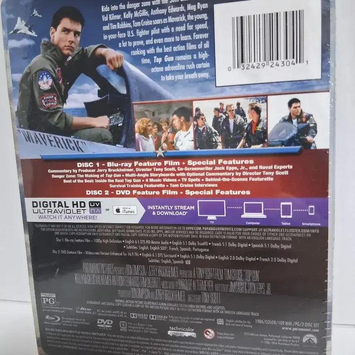 [BUNJANG] Top Gun 30th Anniversary Steelbook Limited Edition Blu-ray DVD (Sealed) / (미개봉)탑건 30주년 스틸북 한정판 블루레이 DVD