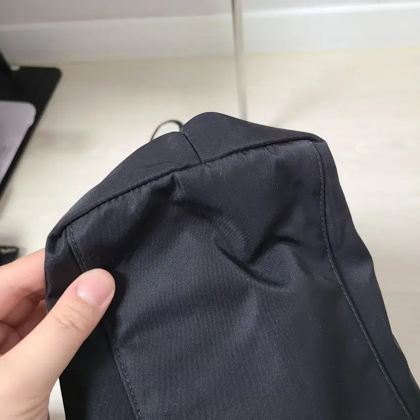 [BUNJANG] Prada Black Fabric Tote Shopper Bag / 프라다 블랙 패브릭 토트백 쇼퍼백