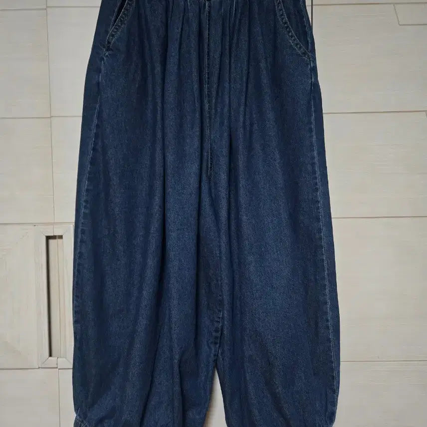 [BUNJANG] Denim Balloon Pants (Oversized Fit) / 데님 벌룬 팬츠 (오버핏)