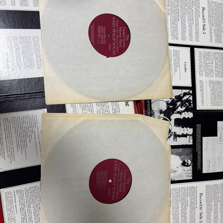 [BUNJANG] John Philip Sousa The United States Marine Band 2x LP Vinyl Record Set / 미국 수입 원반 LP 2장 1세트
