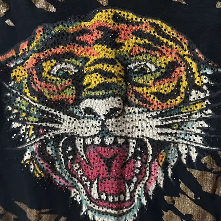 [BUNJANG] Ed Hardy Cubic T-Shirt / 에드하디 큐빅 티셔츠