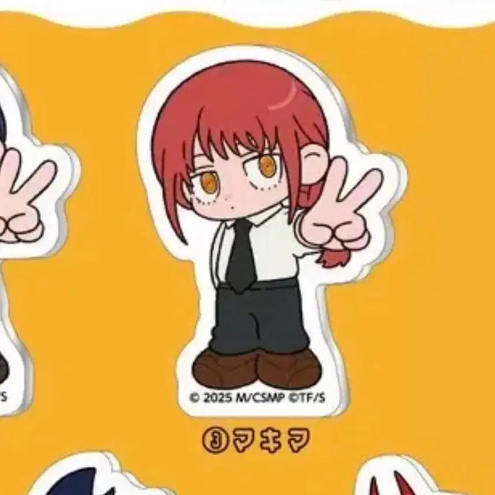 [BUNJANG] Chainsaw Man Makima Acrylic Sticker Japanese Goods / 체인소맨 아크릴 스티커 마키마 양도 판매 일본 굿즈
