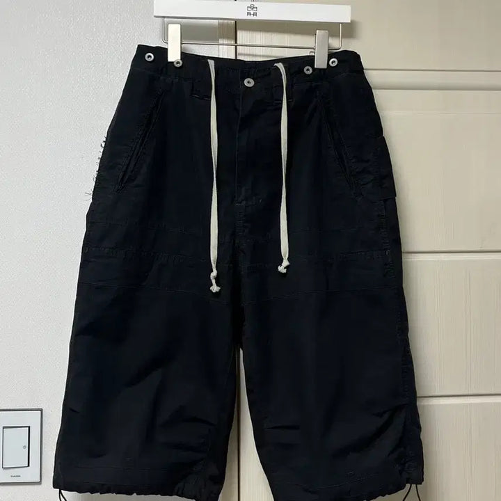 [SOLD OUT] [3]폴리테루 리빌드 6컷 워크팬츠 블랙