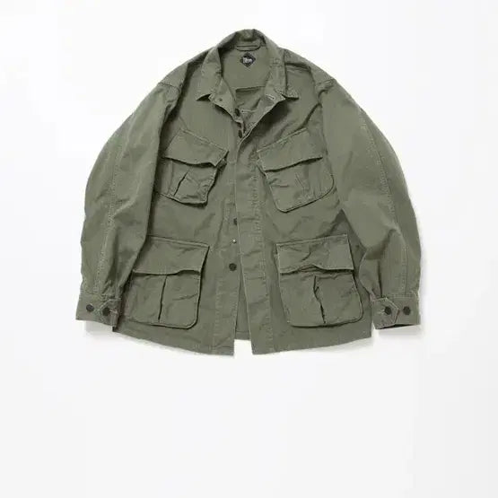 [BUNJANG] Coron Utility Herringbone Fatigue Jacket (M) / 새제품)코로나유틸리티 헤링본 퍼티그 자켓 (m)