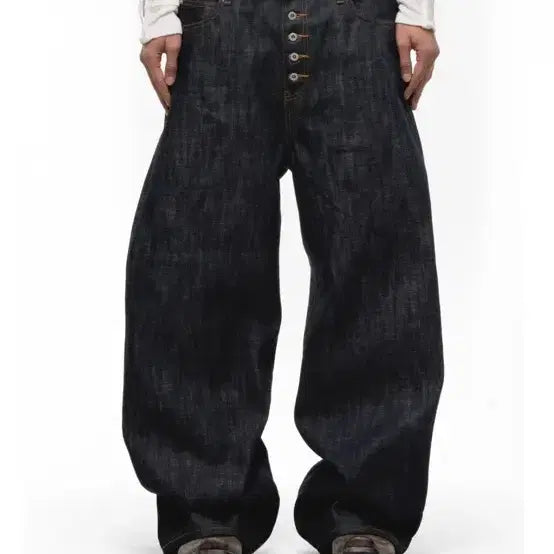 [BUNJANG] NO/FAITH STUDIOS Japanese Loose Fit Denim Pants Indigo Blue / NO/FAITH STUDIOS Japanese loose fit BLUE