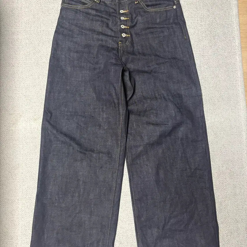 [BUNJANG] NO/FAITH STUDIOS Japanese Loose Fit Denim Pants Indigo Blue / NO/FAITH STUDIOS Japanese loose fit BLUE