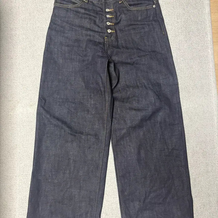 [BUNJANG] NO/FAITH STUDIOS Japanese Loose Fit Denim Pants Indigo Blue / NO/FAITH STUDIOS Japanese loose fit BLUE