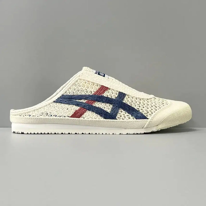 [BUNJANG] Onitsuka Tiger Mesh Mule Slippers Ivory Sneakers / 오니츠카타이거 뮬 슬리퍼 아이보리 메쉬 스니커즈사이즈240