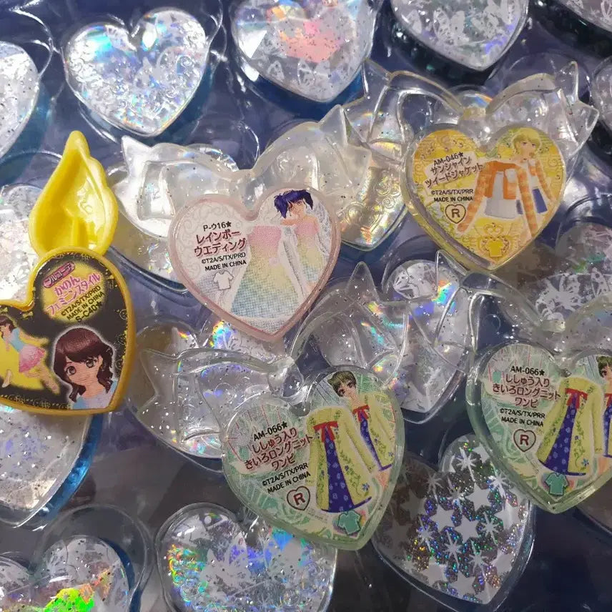 [BUNJANG] Prism Stone Rainbow Wedding Wings Ribbon Charm Stones (Bundle Set) / [일괄] 프리즘스톤 레인보우 웨딩 날개 리본 챰스톤 차밍 챠밍