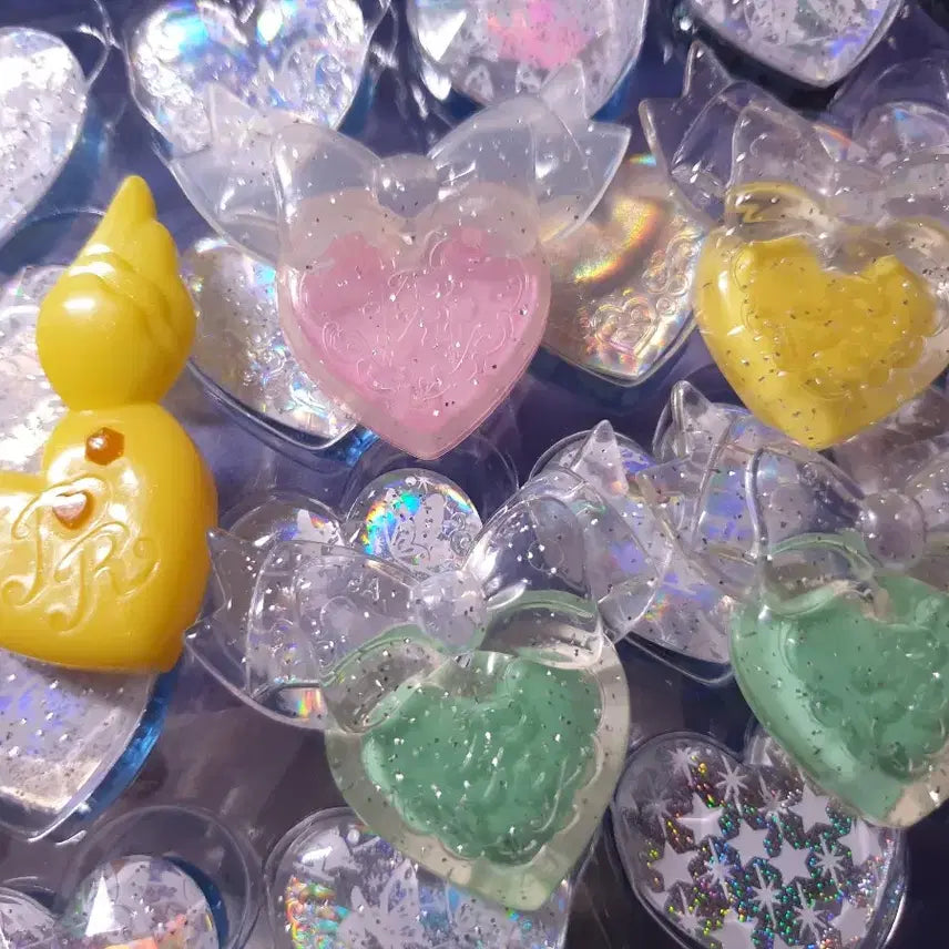 [BUNJANG] Prism Stone Rainbow Wedding Wings Ribbon Charm Stones (Bundle Set) / [일괄] 프리즘스톤 레인보우 웨딩 날개 리본 챰스톤 차밍 챠밍