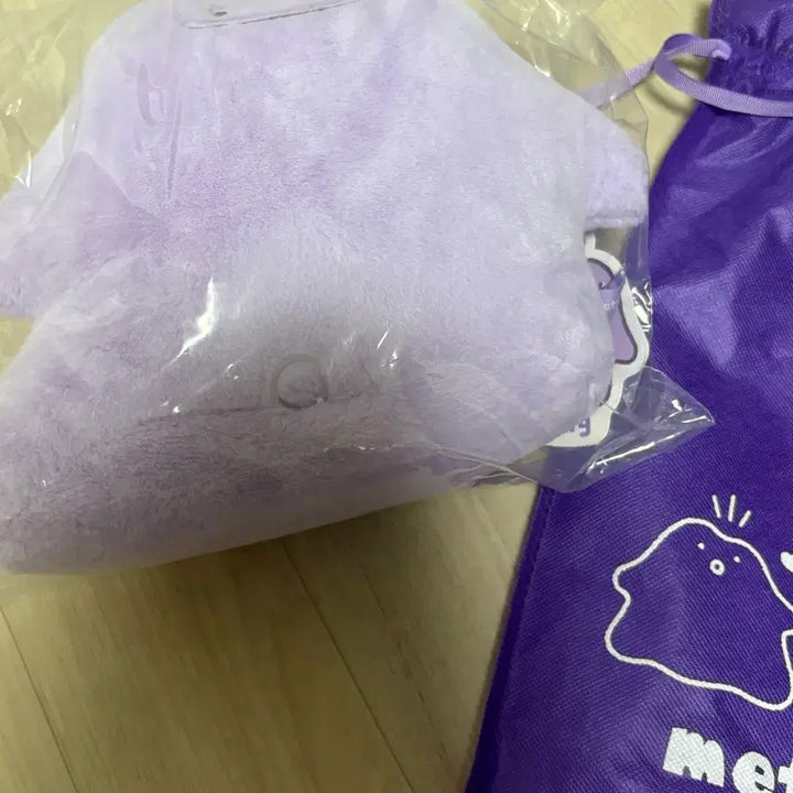 [BUNJANG] Pokemon Ditto Plush + Pouch Set / 포켓몬스터 메타몽 인형 + 파우치 세트