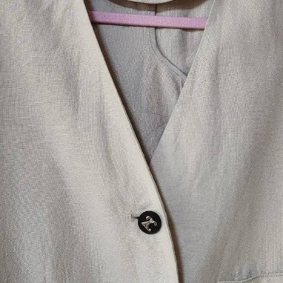 [BUNJANG] ZOOC Linen Blend Cropped Jacket / ZOOC 린넨 블렌드 크롭 재킷