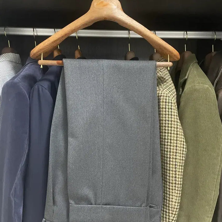 [BUNJANG] Classic Market Covert Wool Grey MTM Pants (Size 48) / 클래식마켓 코버트울 그레이 MTM 팬츠(48)
