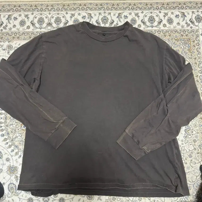 [BUNJANG] Politeu Long Sleeve Bleached Brown Size 2 / [2] 폴리테루 롱슬리브 블리치드 브라운