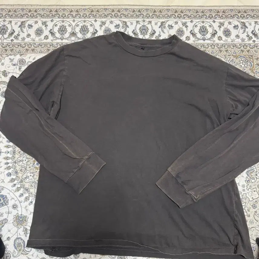 [BUNJANG] Politeu Long Sleeve Bleached Brown Size 2 / [2] 폴리테루 롱슬리브 블리치드 브라운