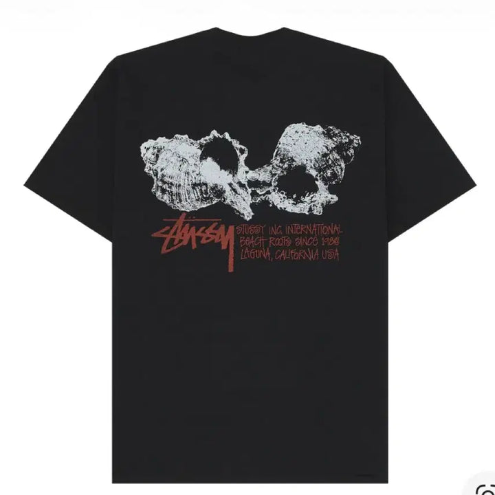 [BUNJANG] Stussy Shell T-Shirt Black Size S / 스투시 쉘 티셔츠 블랙