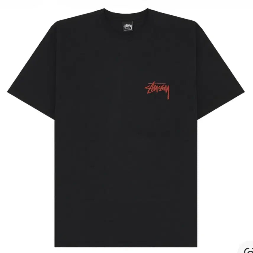[BUNJANG] Stussy Shell T-Shirt Black Size S / 스투시 쉘 티셔츠 블랙