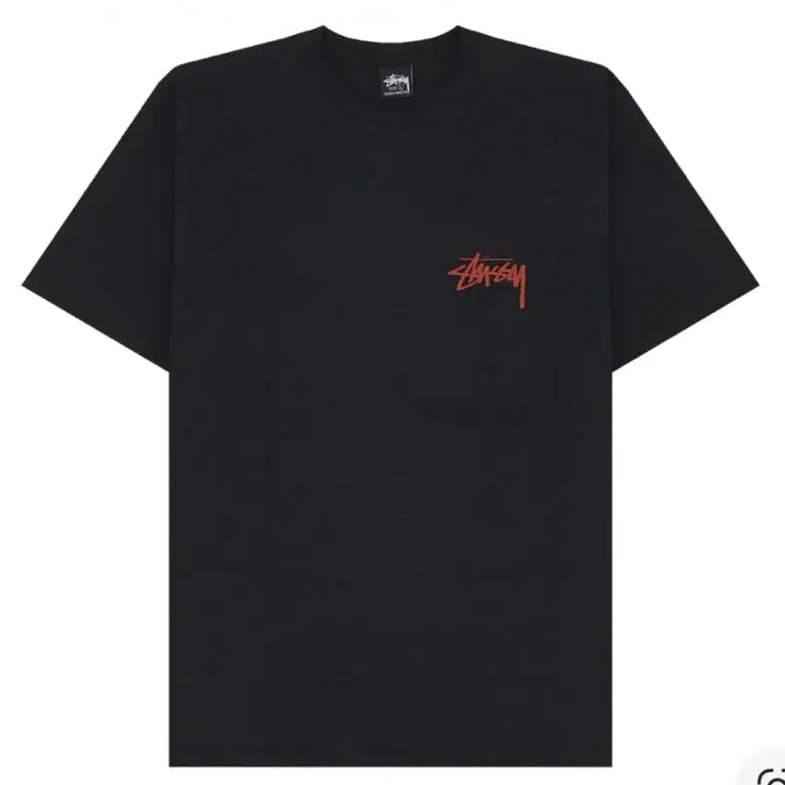 [BUNJANG] Stussy Shell T-Shirt Black Size S / 스투시 쉘 티셔츠 블랙