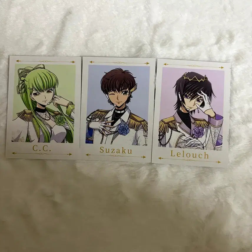 [BUNJANG] Code Geass Lelouch Suzaku CC Card / 코드기어스 를르슈 스자쿠 c c 카드