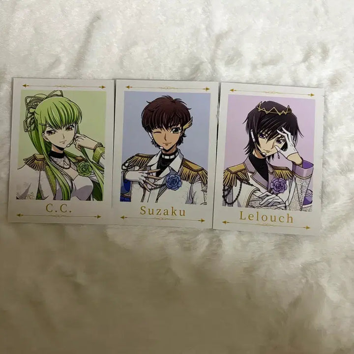 [BUNJANG] Code Geass Lelouch Suzaku CC Card / 코드기어스 를르슈 스자쿠 c c 카드