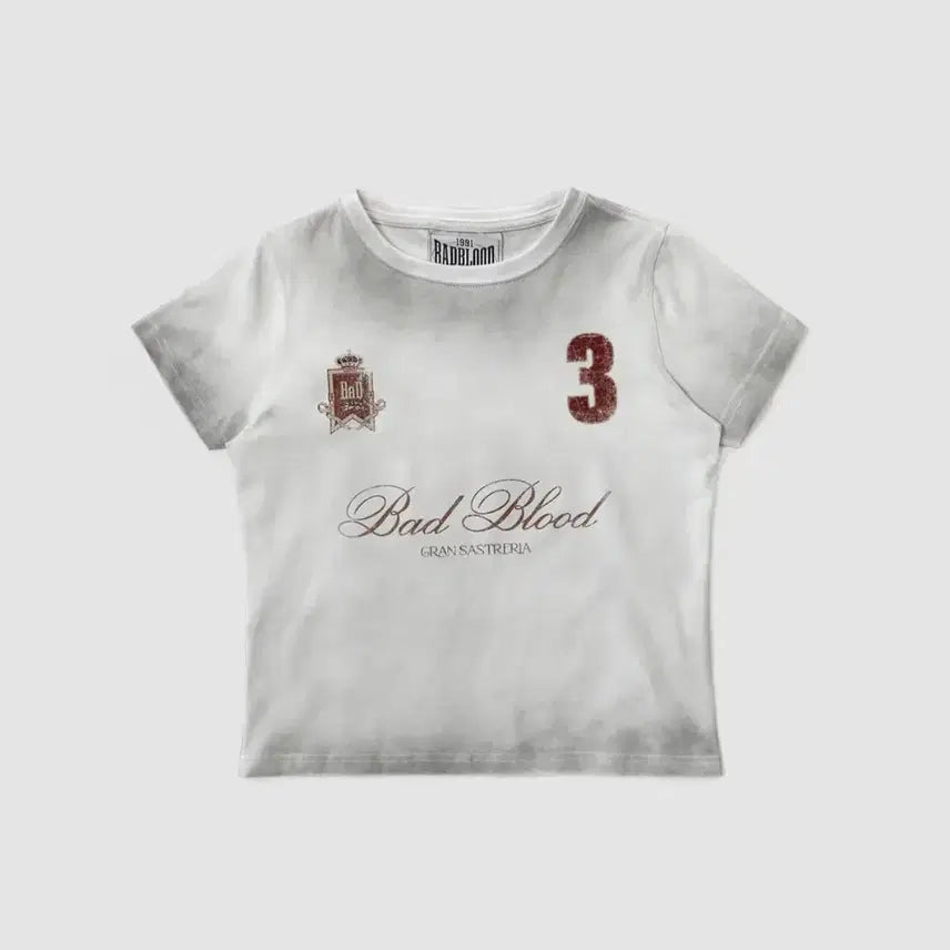 [BUNJANG] BADBLOOD Royal Classic T-Shirt White S / 배드블러드 로열 클래식 티셔츠 화이트 S