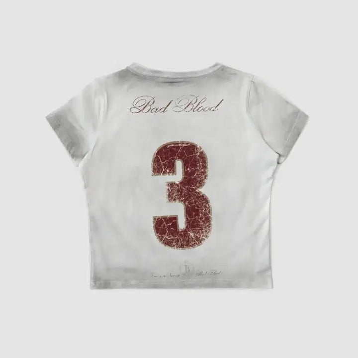 [BUNJANG] BADBLOOD Royal Classic T-Shirt White S / 배드블러드 로열 클래식 티셔츠 화이트 S