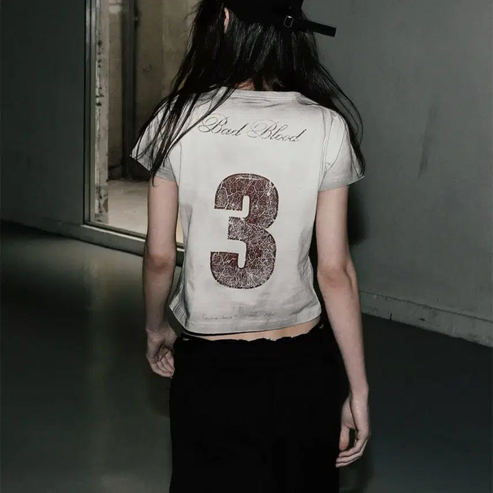 [BUNJANG] BADBLOOD Royal Classic T-Shirt White S / 배드블러드 로열 클래식 티셔츠 화이트 S