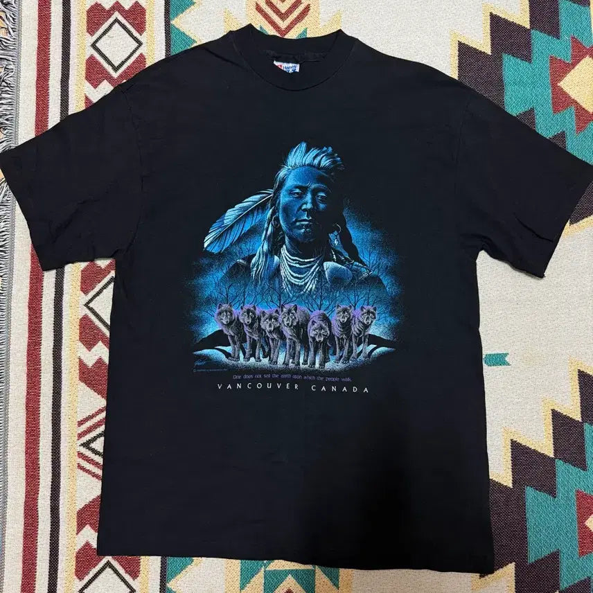 [BUNJANG] 90s Native American Souvenir T-Shirt / 90s 네이티브 아메리칸 빈티지 티셔츠