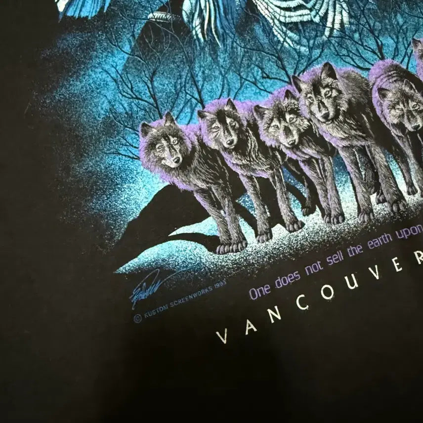 [BUNJANG] 90s Native American Souvenir T-Shirt / 90s 네이티브 아메리칸 빈티지 티셔츠