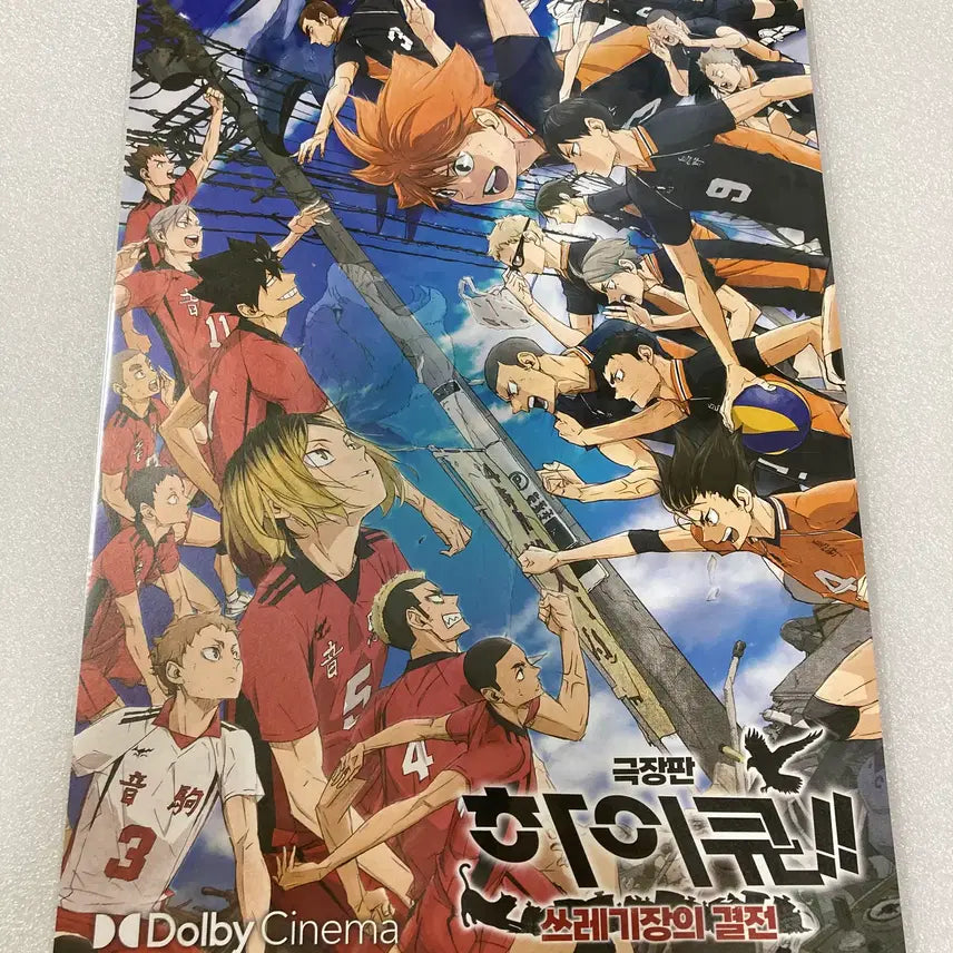 [BUNJANG] Haikyuu!! The Dumpster Battle Dolby Cinema Poster / 하이큐 쓰레기장의 결전 돌비 포스터