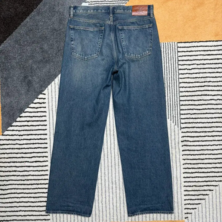 [BUNJANG] Calvin Klein Straight Gold Blue Wash Jeans / [34] 켈빈클라인 스트레이트 골드 블루 워싱