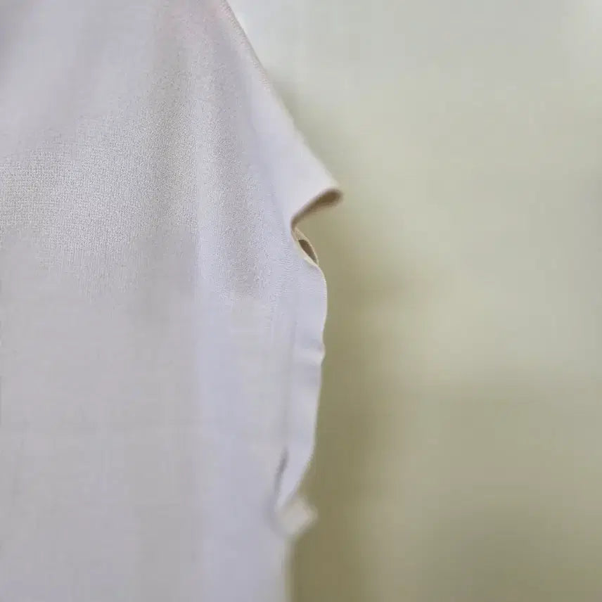 [BUNJANG] Ivory V-Neck Knit Long Dress / 아이보리 V넥 니트 롱 원피스