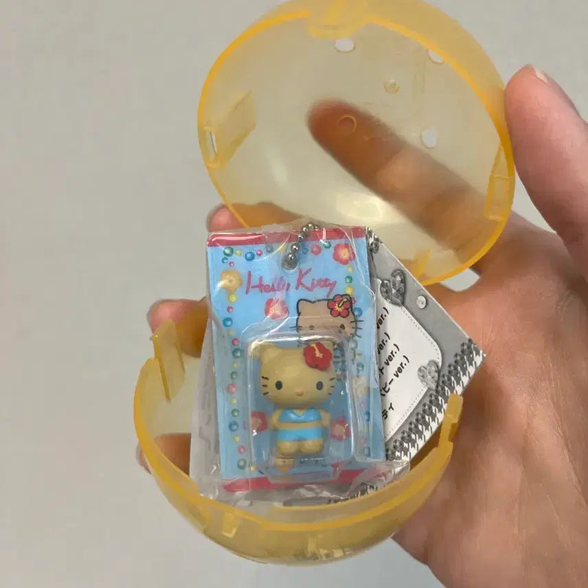 [BUNJANG] Hello Kitty Tanning Kitty Miniature Gacha Package / 헬로키티 패키지 미니어쳐 가챠 태닝키티