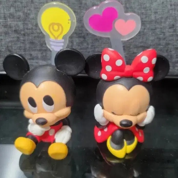 [BUNJANG] Mickey Mouse Minnie Mouse Figure Set / 미키마우스 미니마우스 피규어 세트