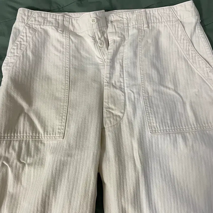 [BUNJANG] orslow Fatigue Pants Summer Herringbone Ecru / 오어슬로우 퍼티크 팬츠 썸머 헤링본 에크루