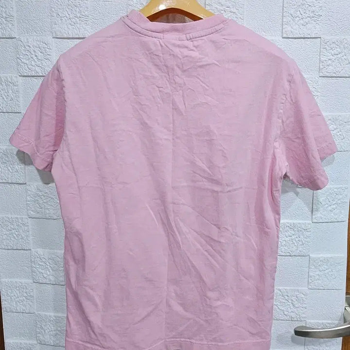 [BUNJANG] Lacoste Pink Short Sleeve T-Shirt / 라코스테 핑크 반팔 티셔츠