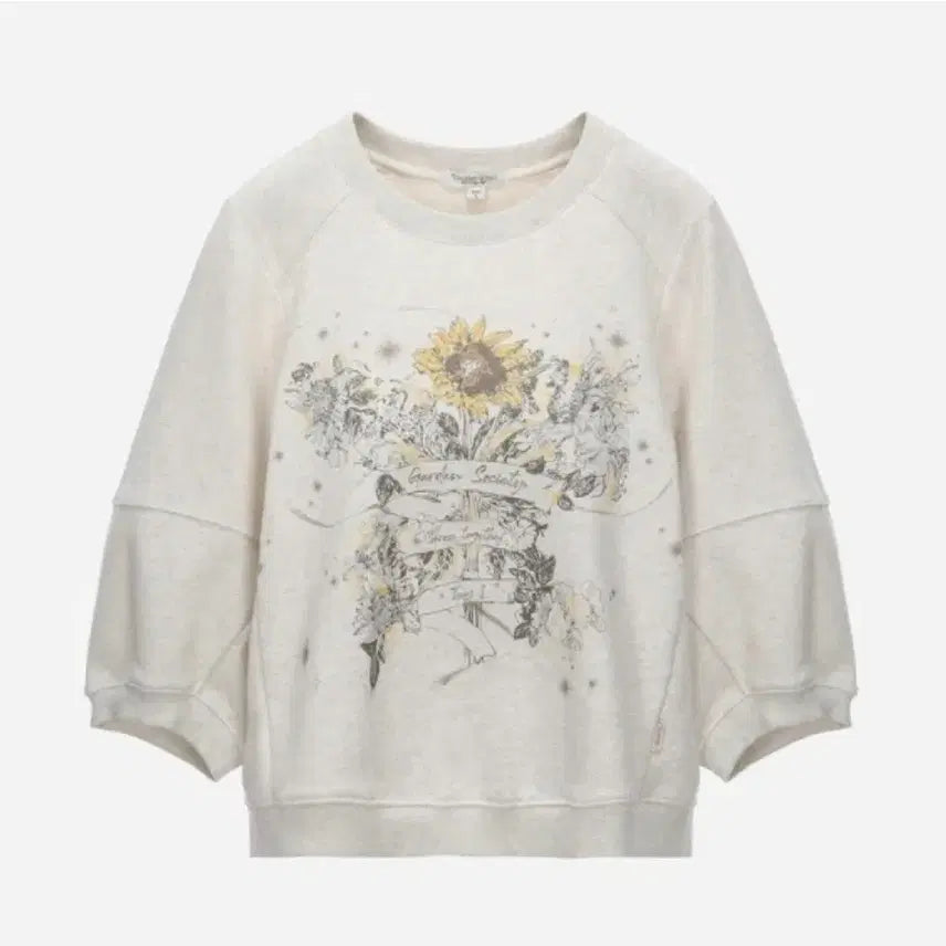 [BUNJANG] Thursday Island Flower Printing Sweatshirt T-Shirt / 새상품) Thursday Island 플라워 프린팅 맨투맨 티셔츠