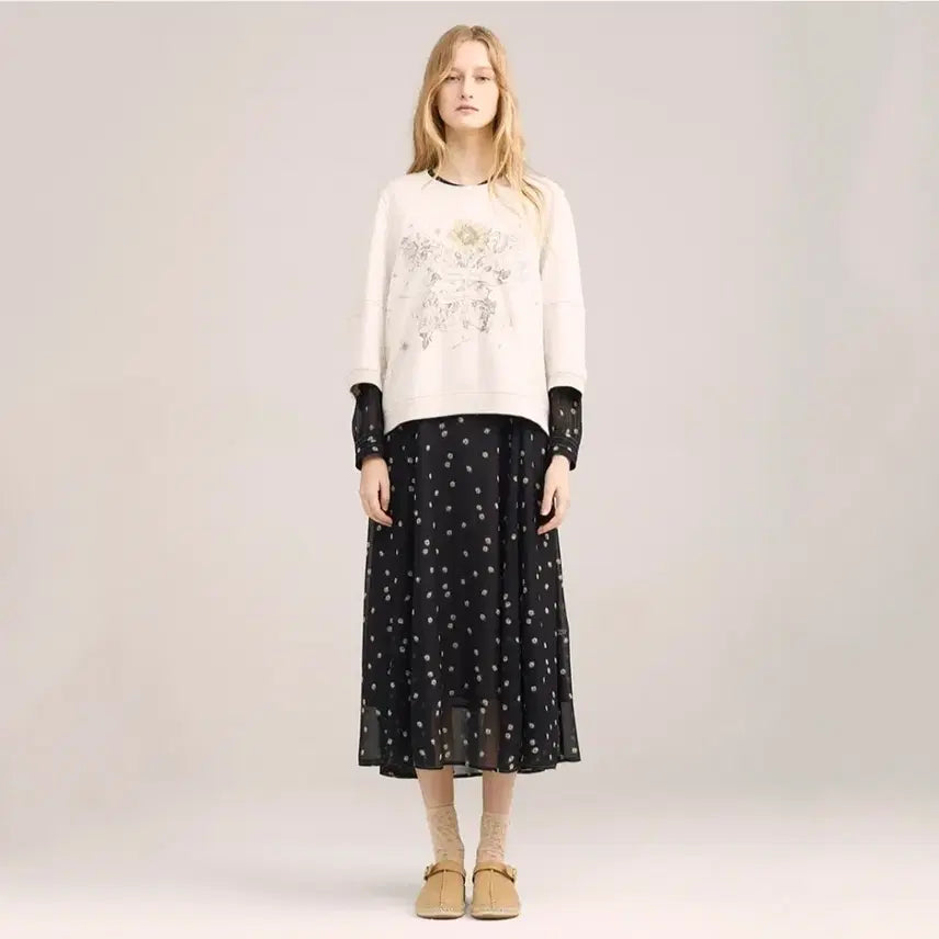 [BUNJANG] Thursday Island Flower Printing Sweatshirt T-Shirt / 새상품) Thursday Island 플라워 프린팅 맨투맨 티셔츠