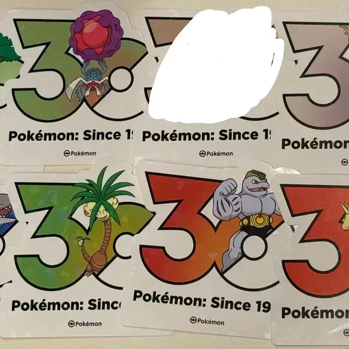 [BUNJANG] Pokemon 30th Anniversary Logo Sticker / 포켓몬 30주년 기념 로고 스티커