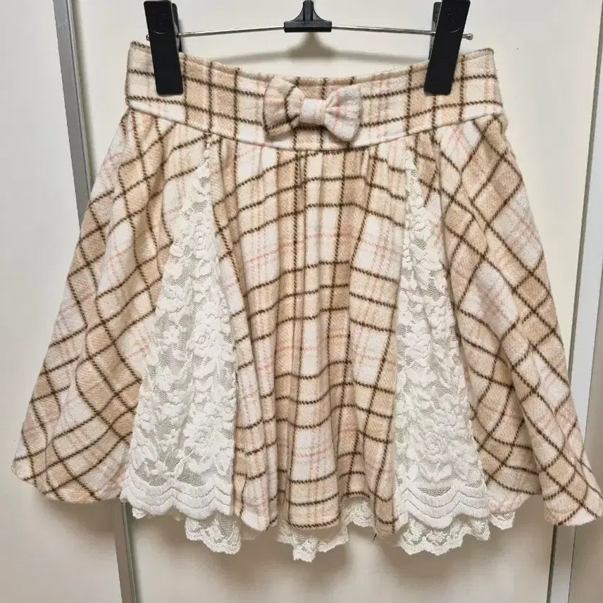 [BUNJANG] Lizlisa Argyle Knit Dress Coat / 리즈리사 딸초 큐롯 스커트 라떼갸루 히메갸루 아가일 니트 원피스 코트