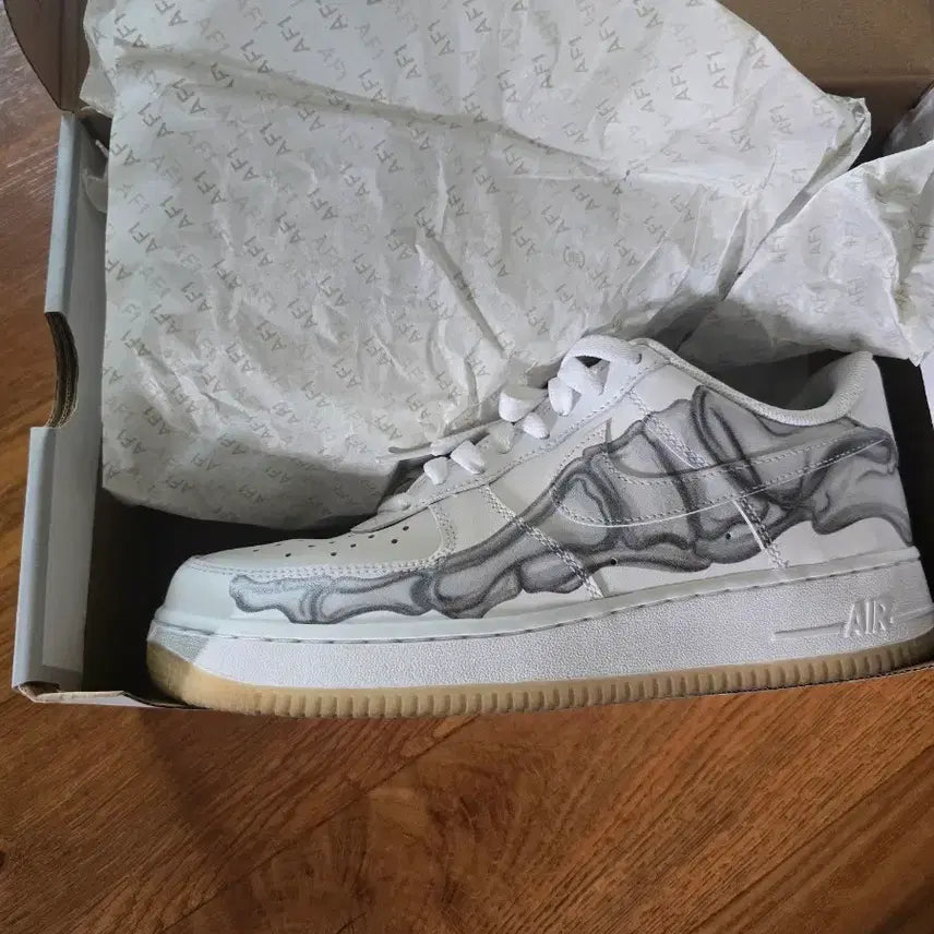 [BUNJANG] Nike Air Force 1 Skeleton White / 나이키 에어포스1 스켈레톤 화이트