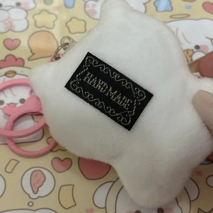 [BUNJANG] Cheeky Cheeky Pizza Eating Cheekawaii Plush Keychain / 먼작귀 _ 피자 치이카와 인형 키링