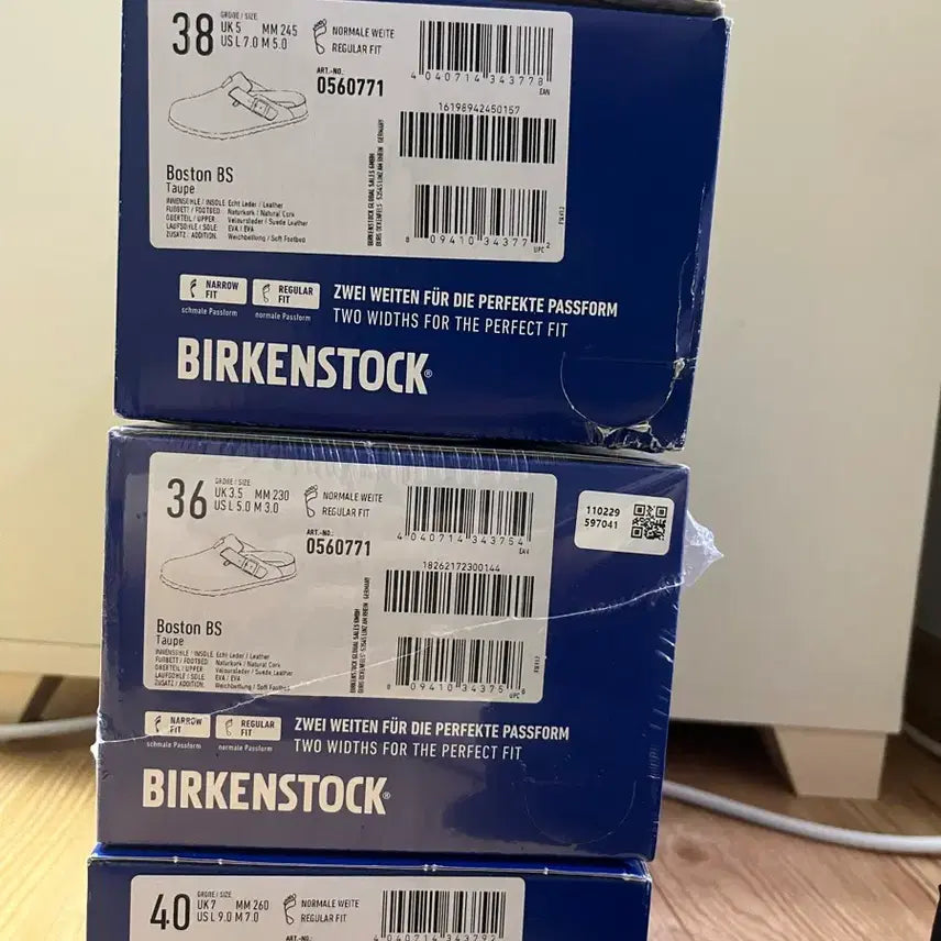 [BUNJANG] Birkenstock Boston Regular Shoes / [새상품] 버켄스탁 보스턴 레귤러 230 245 260